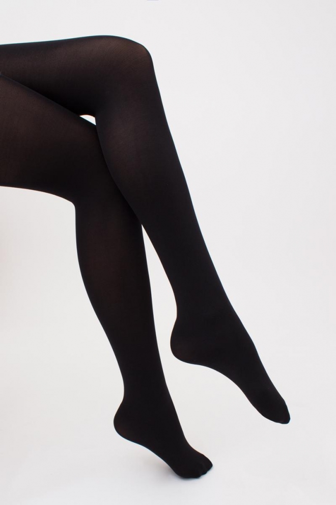 Warm microfiber tights BLUES 3D 100 den (nero)