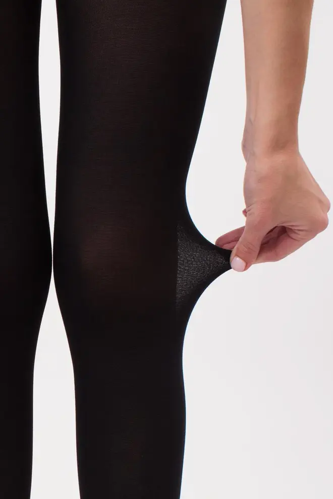 Warm microfiber tights BLUES 3D 100 den (nero)