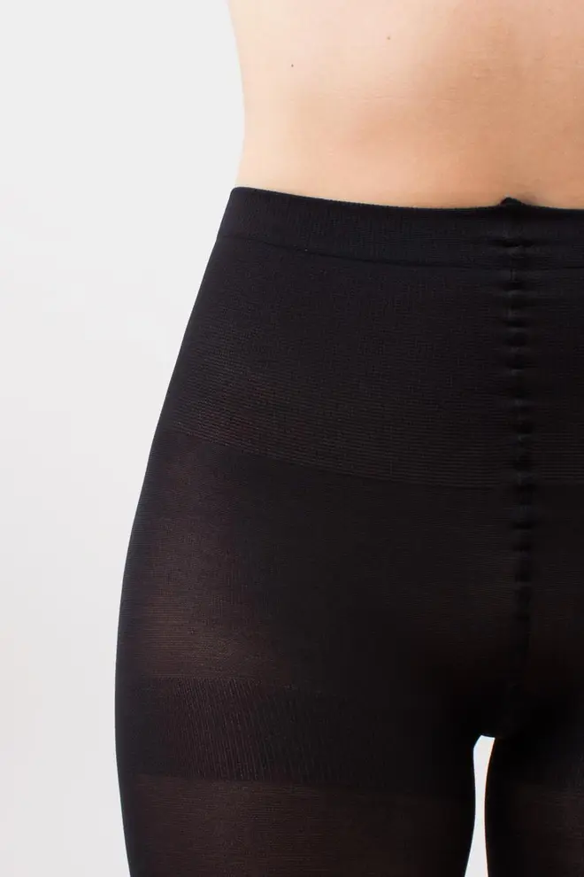 Warm microfiber tights BLUES 3D 100 den (nero)