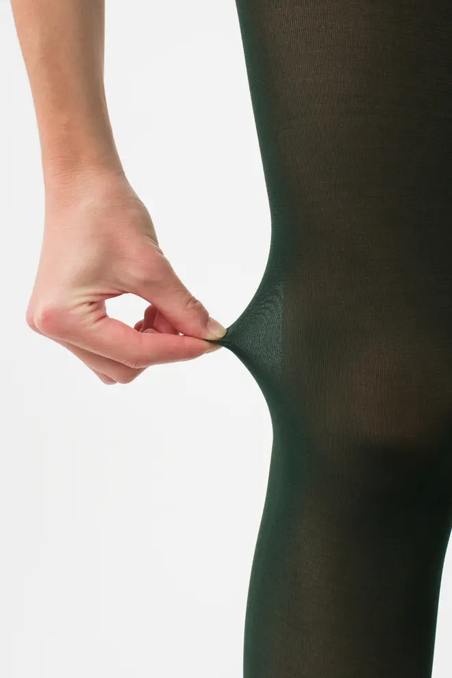 Warme Mikrofaser-Strumpfhosen BLUES 3D 70 den (deep green)