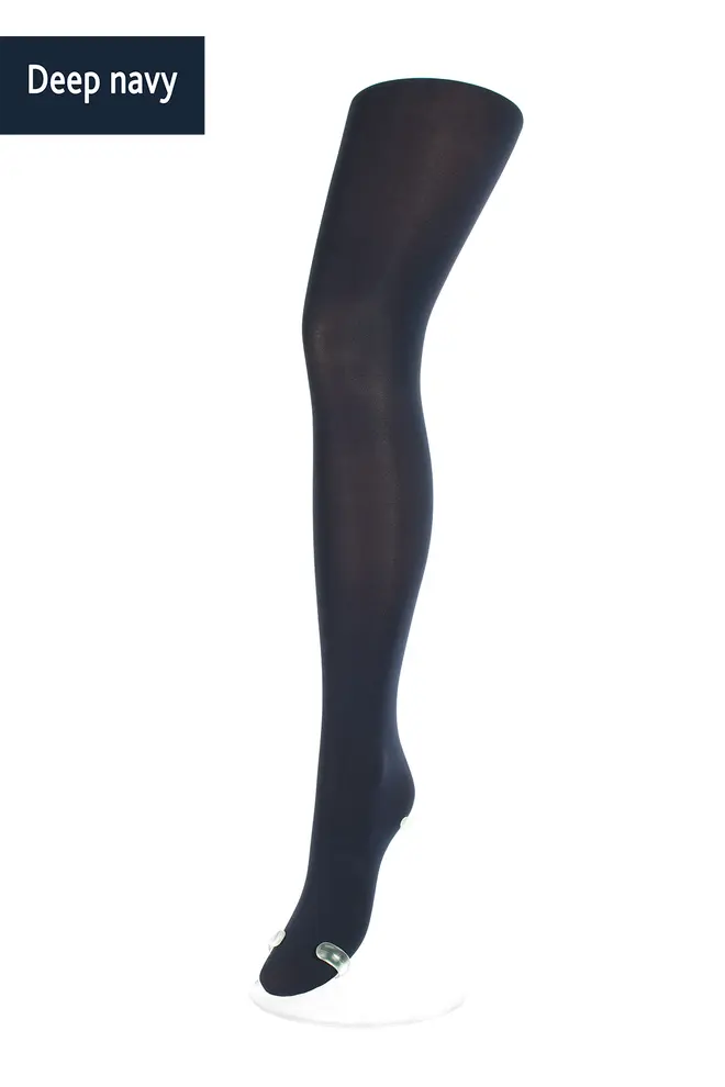 Warme Mikrofaser-Strumpfhosen BLUES 3D 70 den (deep navy)