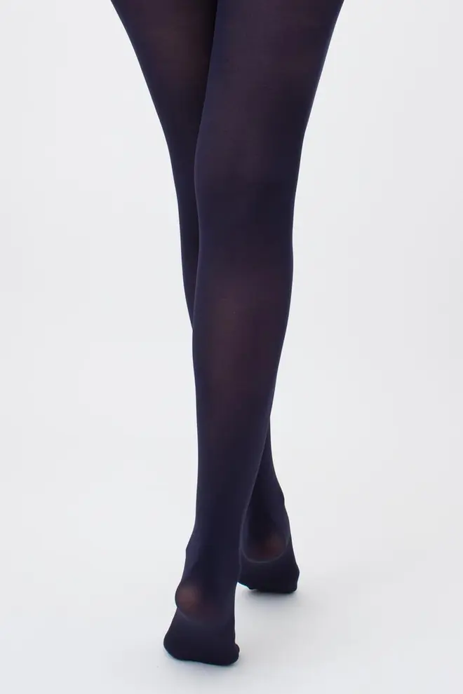 Warme Mikrofaser-Strumpfhosen BLUES 3D 70 den (deep navy)