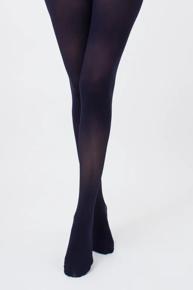 Warme Mikrofaser-Strumpfhosen BLUES 3D 70 den (deep navy)