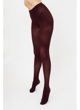 Warme Mikrofaser-Strumpfhosen BLUES 3D 70 den (marsala)