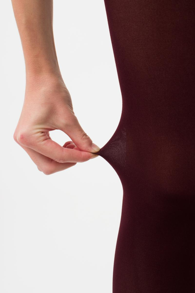 Warm microfiber tights BLUES 3D 70 den (marsala) Warm microfiber tights BLUES 3D 70 den (marsala)