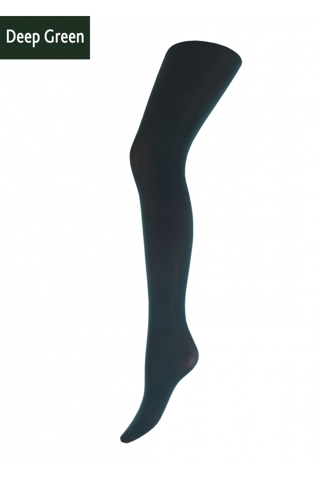Warme Mikrofaser-Strumpfhosen BLUES 3D 70 den (deep green)