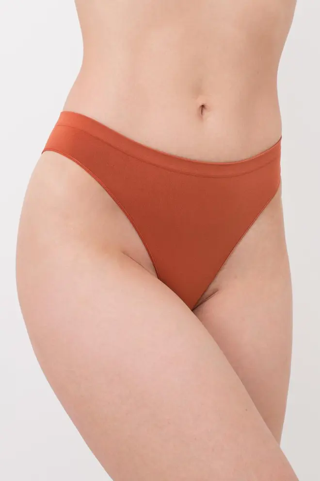 Nahtloser Brazilian Slip BRASILIAN BRIEFS COLOR  (burnt sienna)