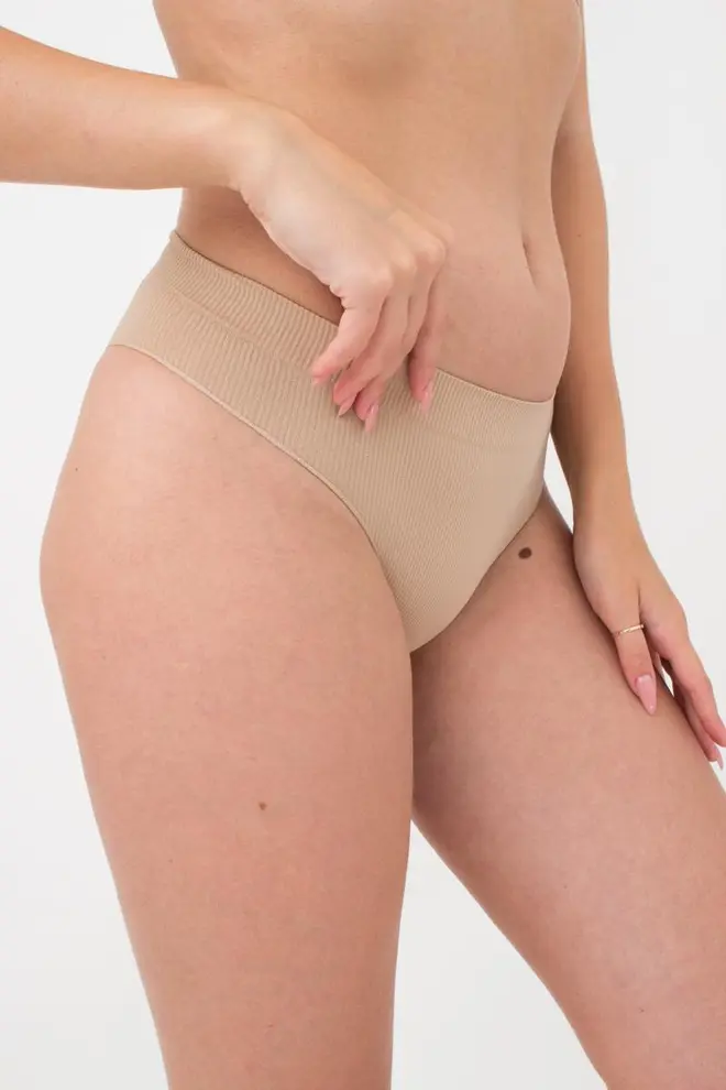Seamless Ribbed Brazilian Briefs BRASILIAN BRIEFS RIB (naturale)