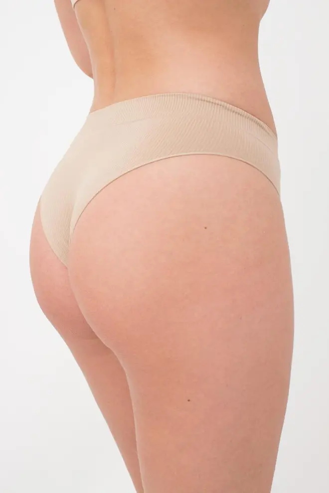Seamless Ribbed Brazilian Briefs BRASILIAN BRIEFS RIB (naturale)