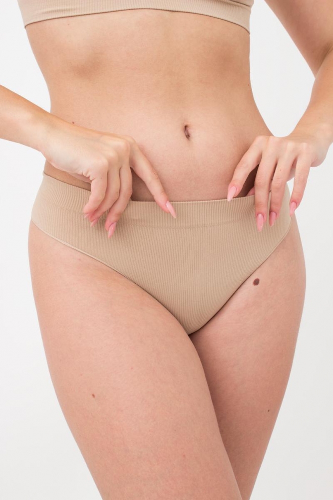 Nahtloser gerippter Brazilian Slip BRASILIAN BRIEFS RIB (naturale)