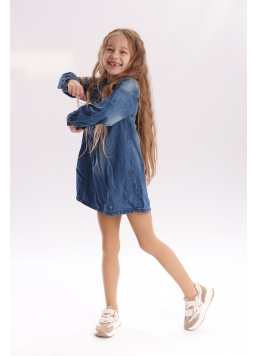 Kinderstrumpfhose aus Nylon BELLY 40 (glace)