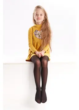 Children's nylon tights BELLY 40 (nero)