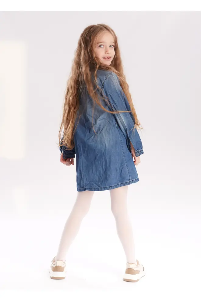 Children's nylon tights BELLY 40 (bianco)