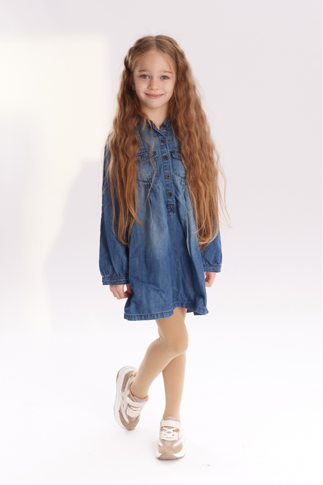 Children's warm tights BETTY 80 (daino)