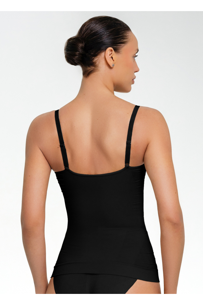 Nahtloses Unterhemd mit leichter Shaping-Wirkung – CAMI SHAPEWEAR (black)