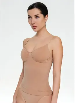 Nahtloses Unterhemd mit leichter Shaping-Wirkung – CAMI SHAPEWEAR (nude)