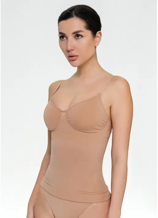 Nahtloses Unterhemd mit leichter Shaping-Wirkung – CAMI SHAPEWEAR (nude) Nahtloses Unterhemd mit leichter Shaping-Wirkung – CAMI SHAPEWEAR (nude)