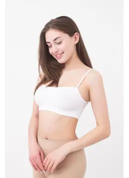 Seamless cami top on thin straps CAMI TOP (white) Seamless cami top on thin straps CAMI TOP (white)