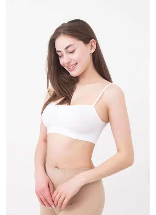 Nahtloses Trägertop CAMI TOP (white) Nahtloses Trägertop CAMI TOP (white)
