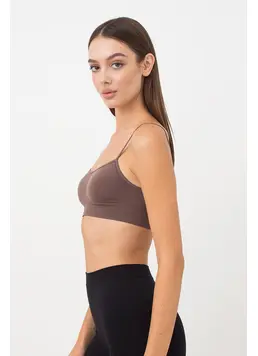 Geripptes Top mit Tragern CAMI TOP (deep taupe) Geripptes Top mit Tragern CAMI TOP (deep taupe)