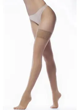 Stockings with decorative seam CHIC 20 calze den (daino) Stockings with decorative seam CHIC 20 calze den (daino)