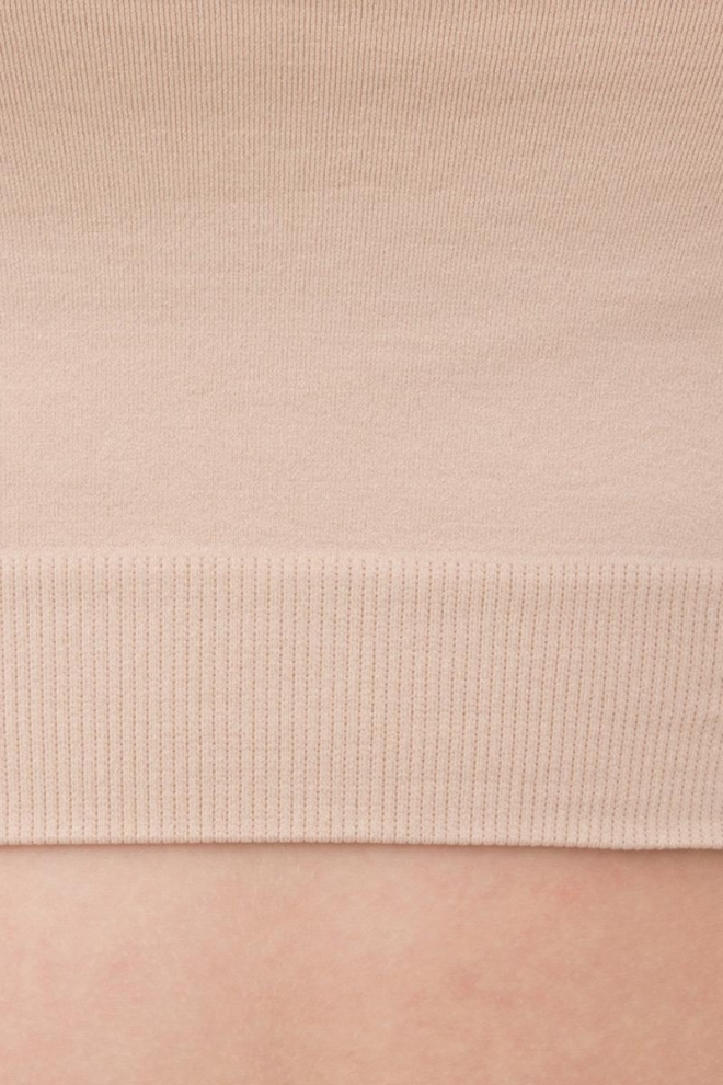 Nahtloses Top mit kurzen Ärmeln CROP T-SHIRT (naturale)