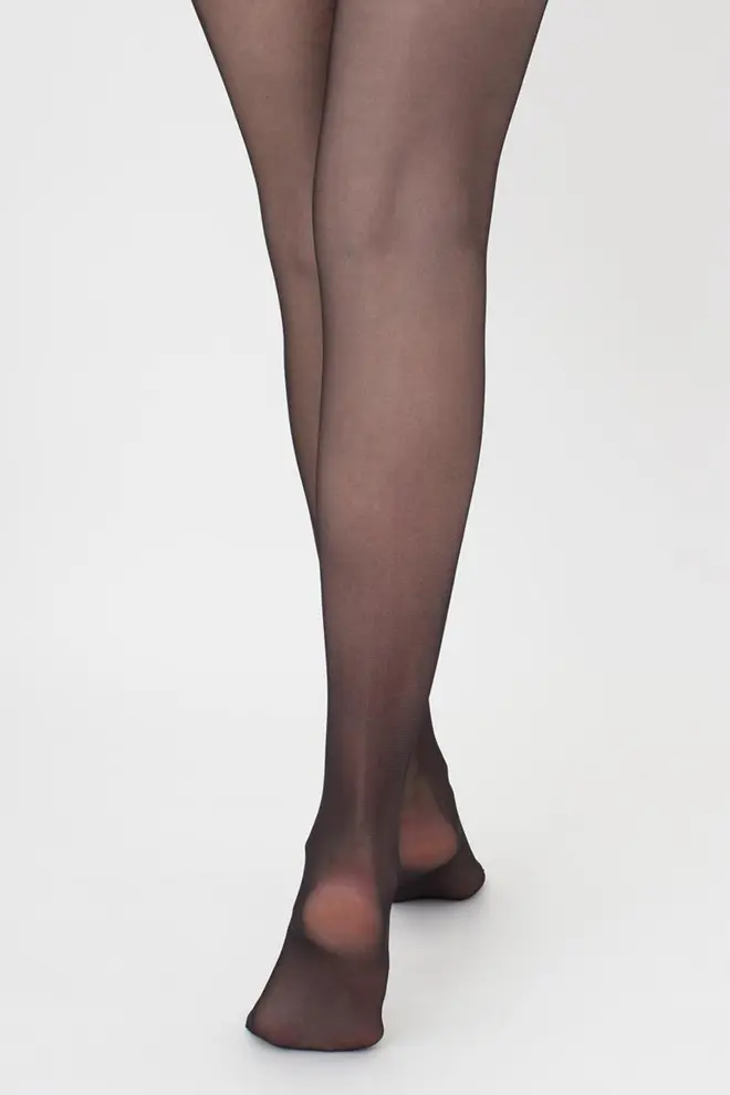 Strumpfe mit Spitze auf Silikonbasis EMOTION 20 den (nero)