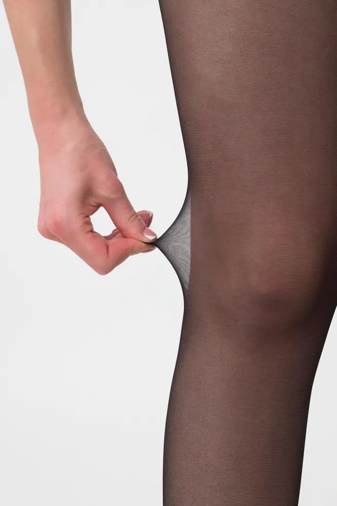 Strumpfe mit Spitze auf Silikonbasis EMOTION 20 den (nero)