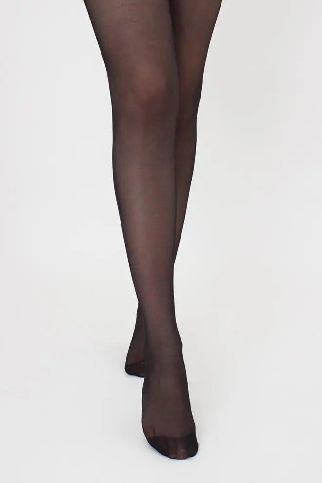 Stockings with self-supporting lace EMOTION 40 den (nero)