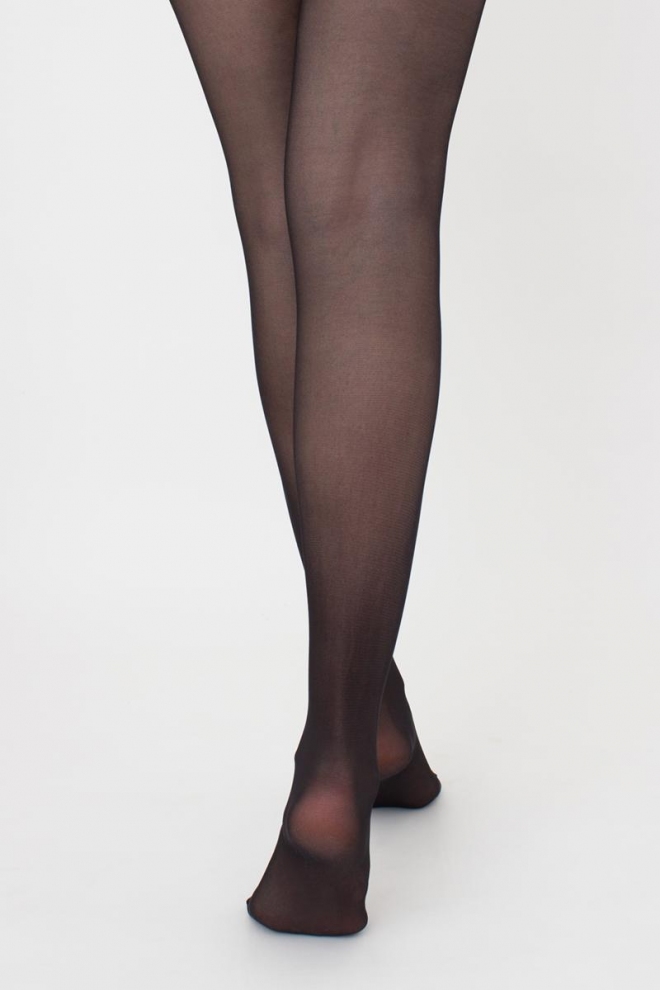 Stockings with self-supporting lace EMOTION 40 den (nero)