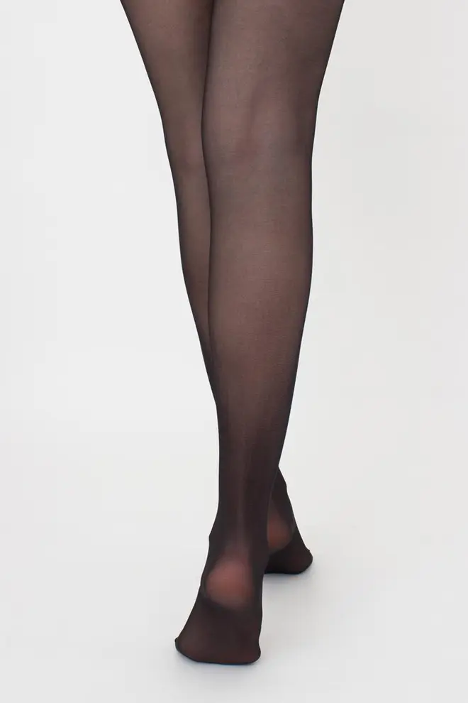 Stockings with self-supporting lace EMOTION 40 den (nero)