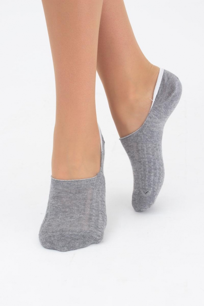 No-show socks with terry inserts WF1 TERRY CLASSIC (light gray)