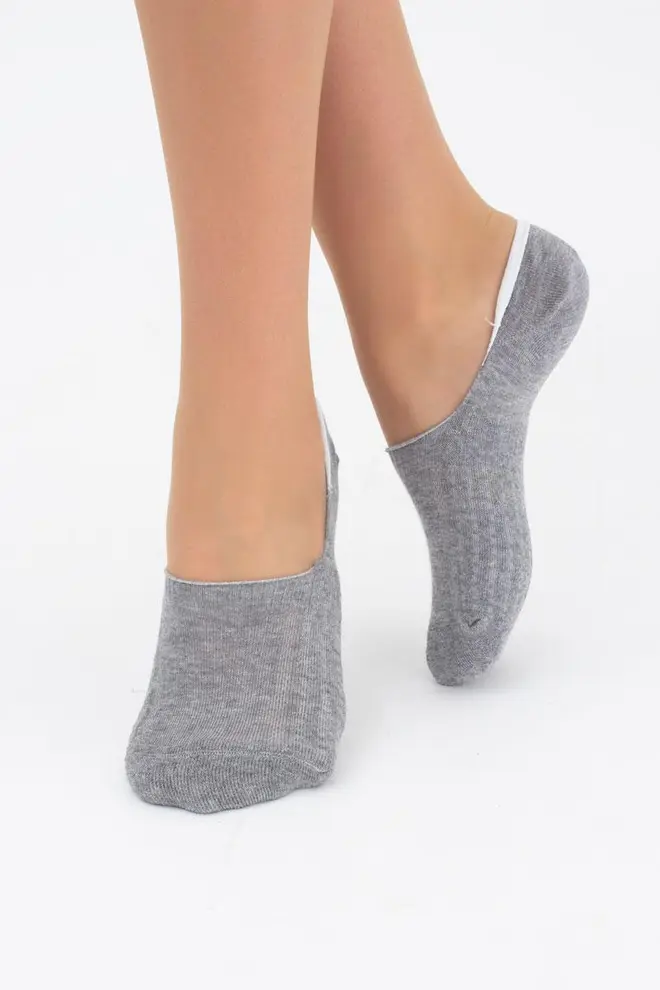 No-show socks with terry inserts WF1 TERRY CLASSIC (light gray)