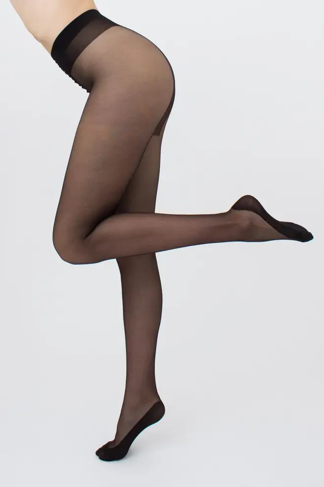 Strumpfhose mit Baumwollfuss FOOTIES STYLE 20 (nero)