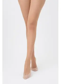 Tights with cotton footbed FOOTIES STYLE 20 den (daino)