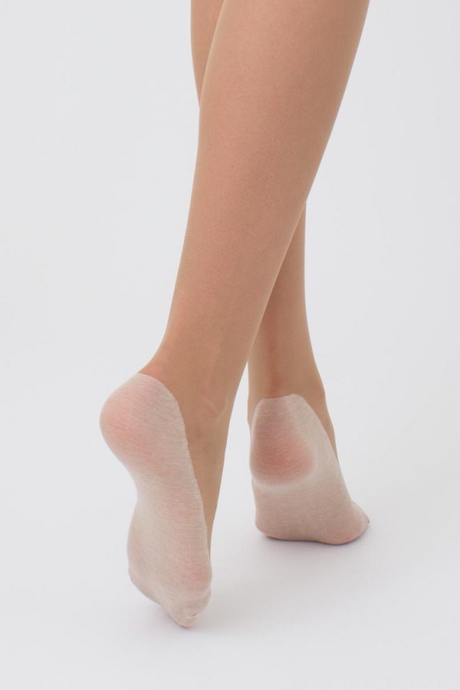 Tights with cotton footbed FOOTIES STYLE 20 den (daino)