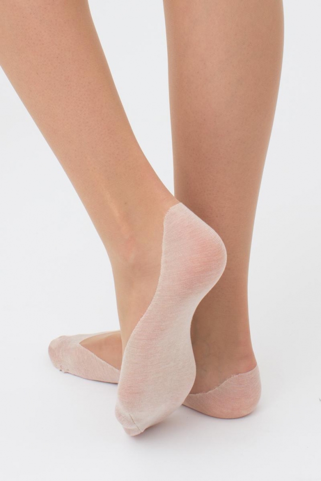 Tights with cotton footbed FOOTIES STYLE 20 den (daino)