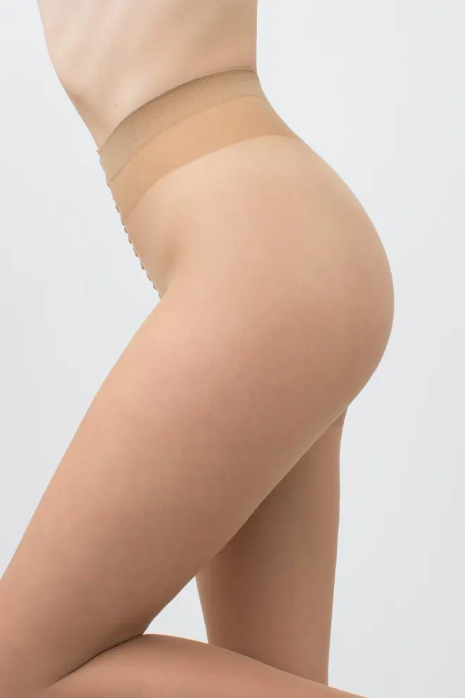 Strumpfhose mit Baumwollfuss FOOTIES STYLE 20 (daino)