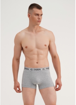 Boxershorts aus Baumwolle G-MAN 20401/60 (grey melange)