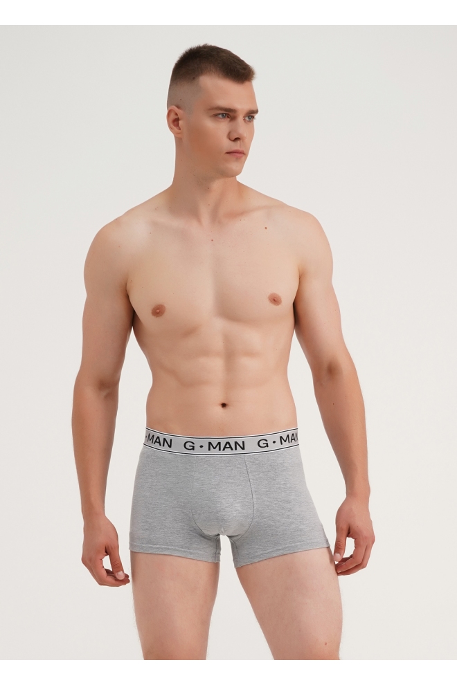 Boxershorts aus Baumwolle G-MAN 20401/60 (grey melange)