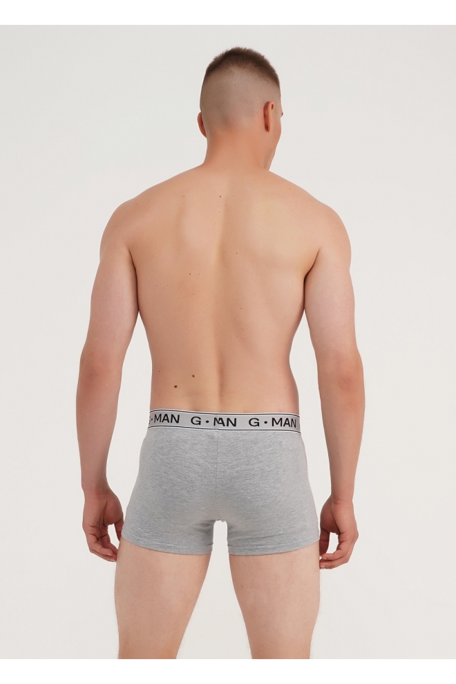 Boxershorts aus Baumwolle G-MAN 20401/60 (grey melange)