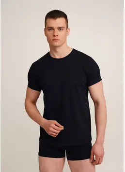 Cotton T-shirt G-MAN 4601/010 (navy) Cotton T-shirt G-MAN 4601/010 (navy)