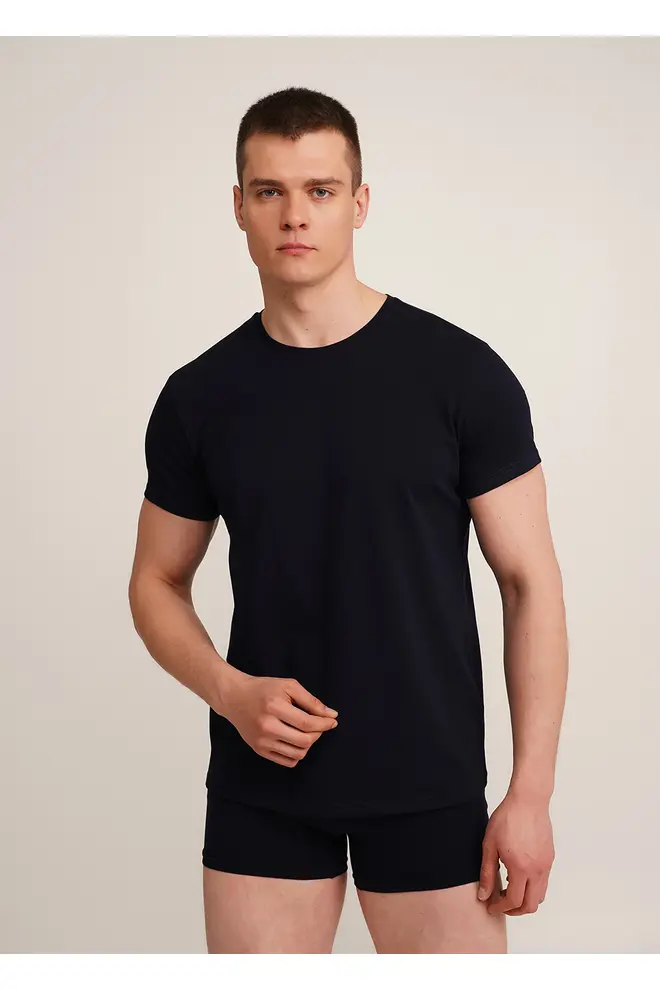 Baumwolle-T-Shirt G-MAN 4601/010 (navy)