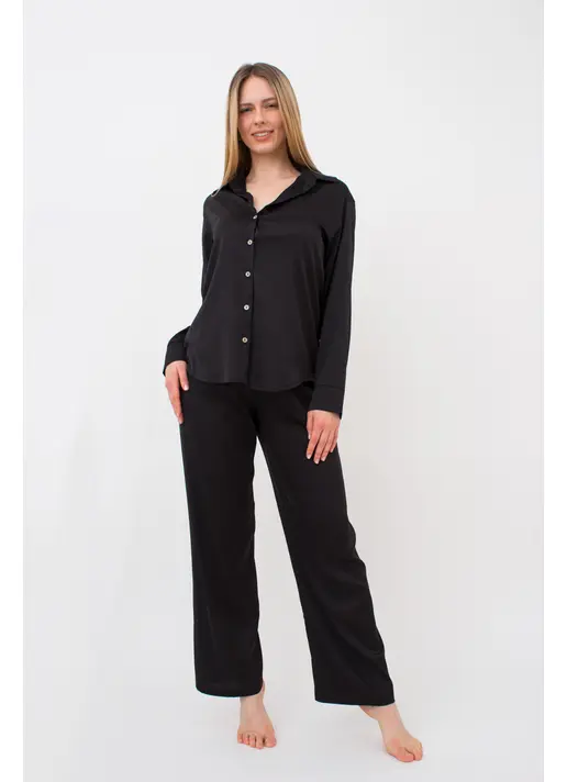 Pyjama aus Seide HELENA 5508/050 (black) Pyjama aus Seide HELENA 5508/050 (black)