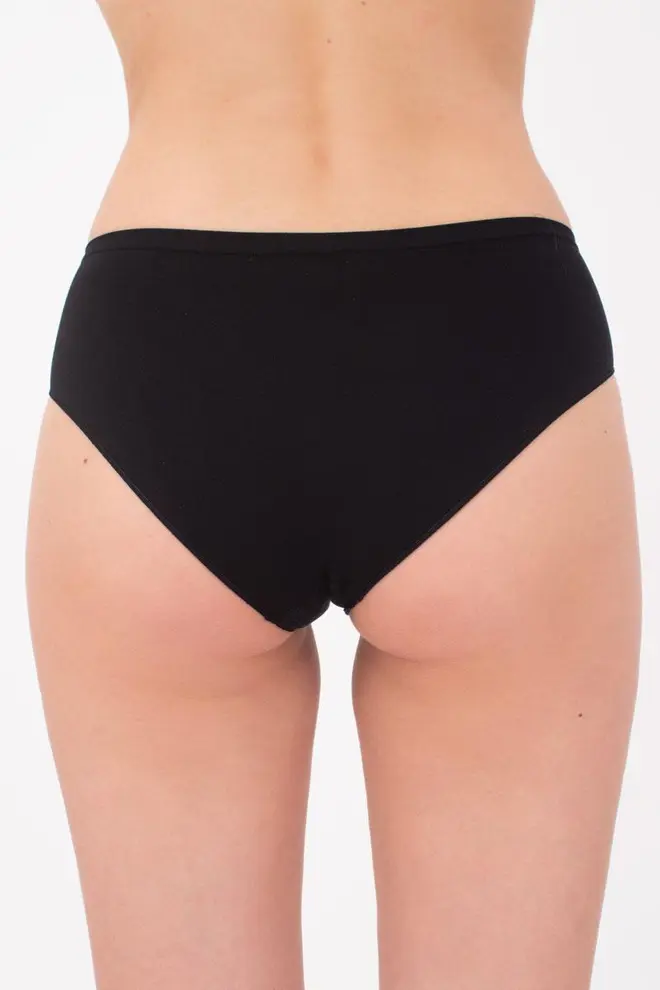 Women’s seamless hipster briefs (black)