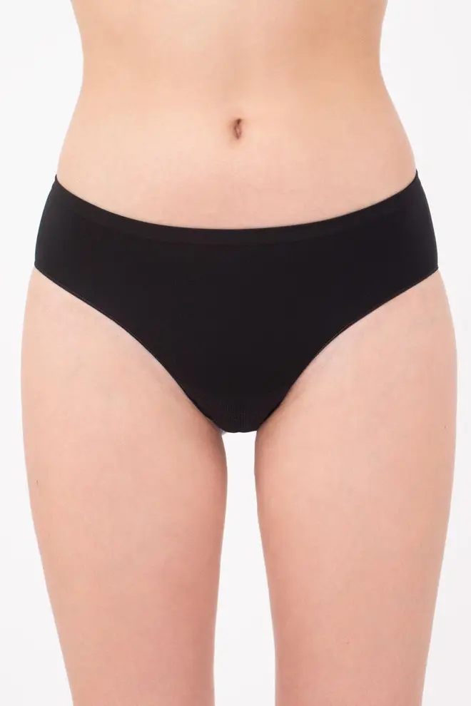 Women’s seamless hipster briefs (black)