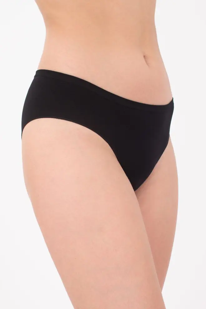 Women’s seamless hipster briefs (black)