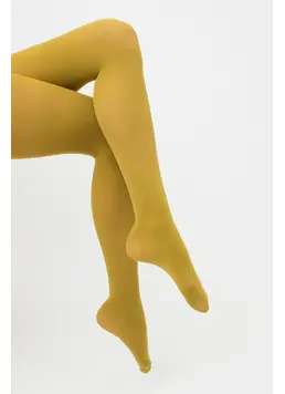 Warm microfiber tights BLUES 3D 70 den (olive)