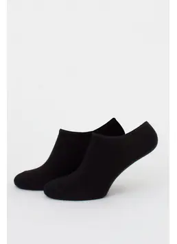 Men's cotton sneaker socks MS0 CLASSIC (black)