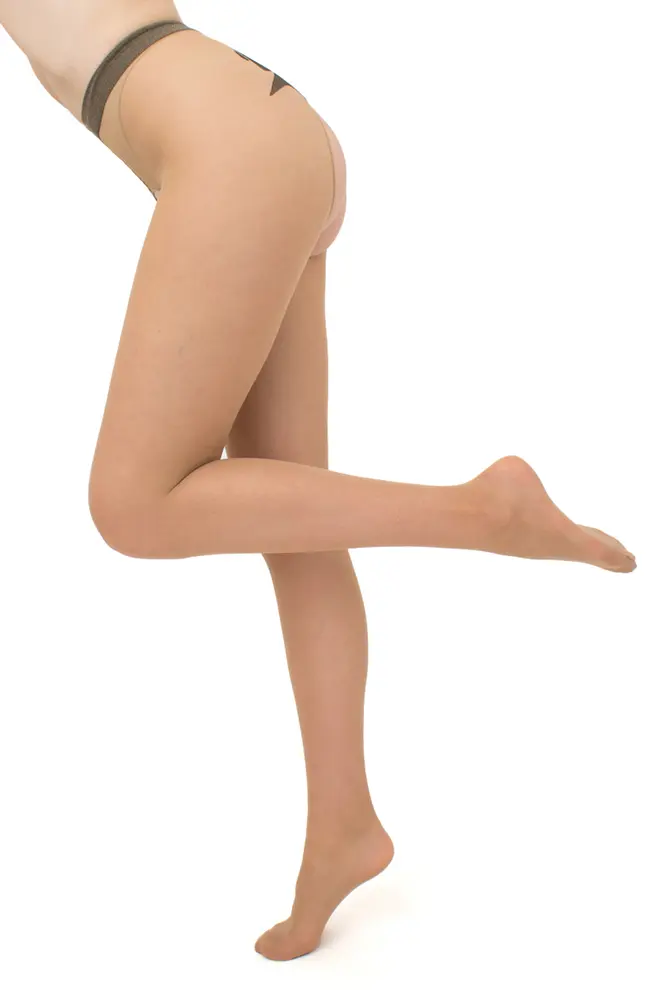 Erotic tights with a bow INTIMO FAVOR 40 (1) (daino/nero)